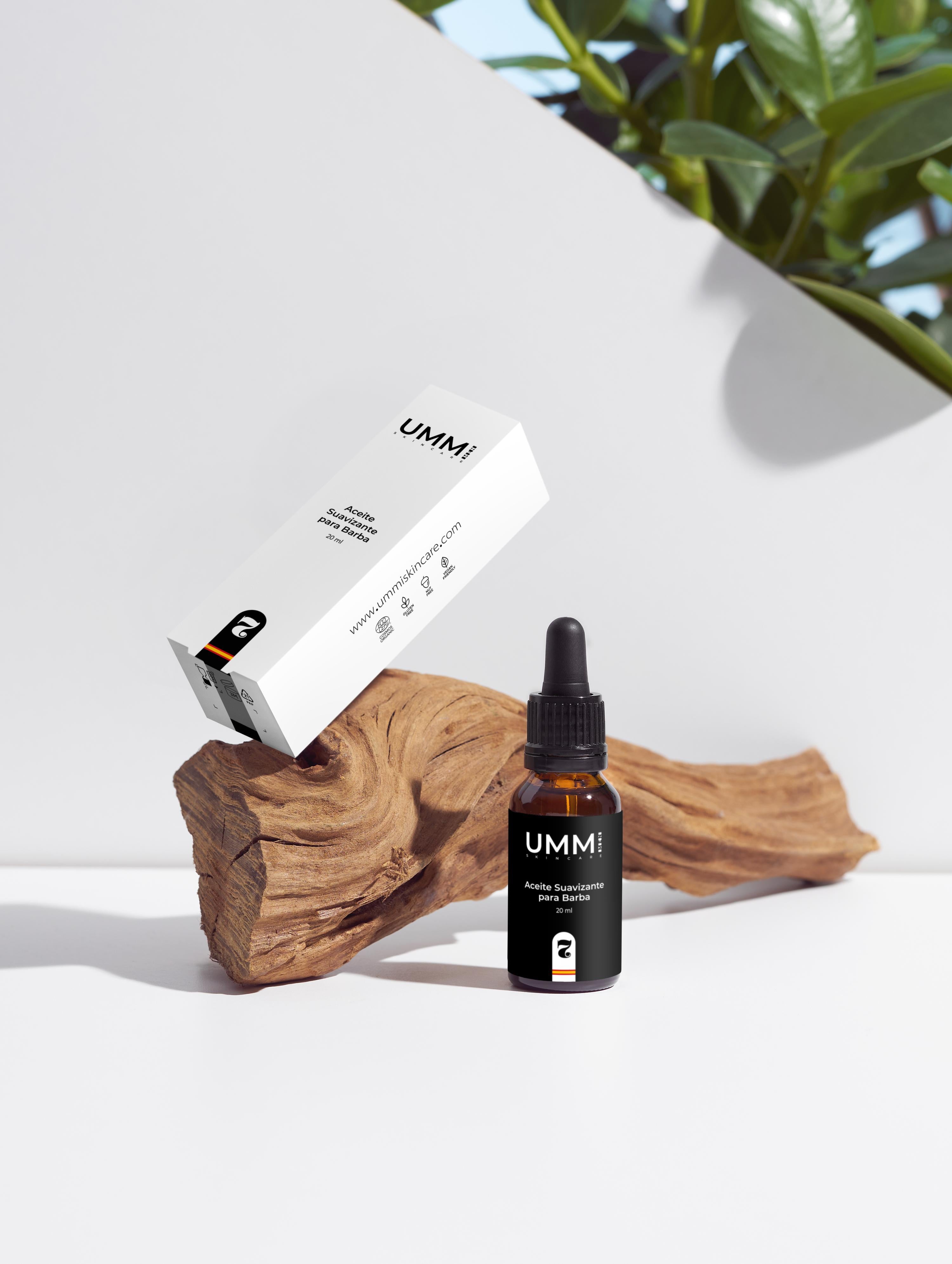 Aceite suavizante para barba con CBD