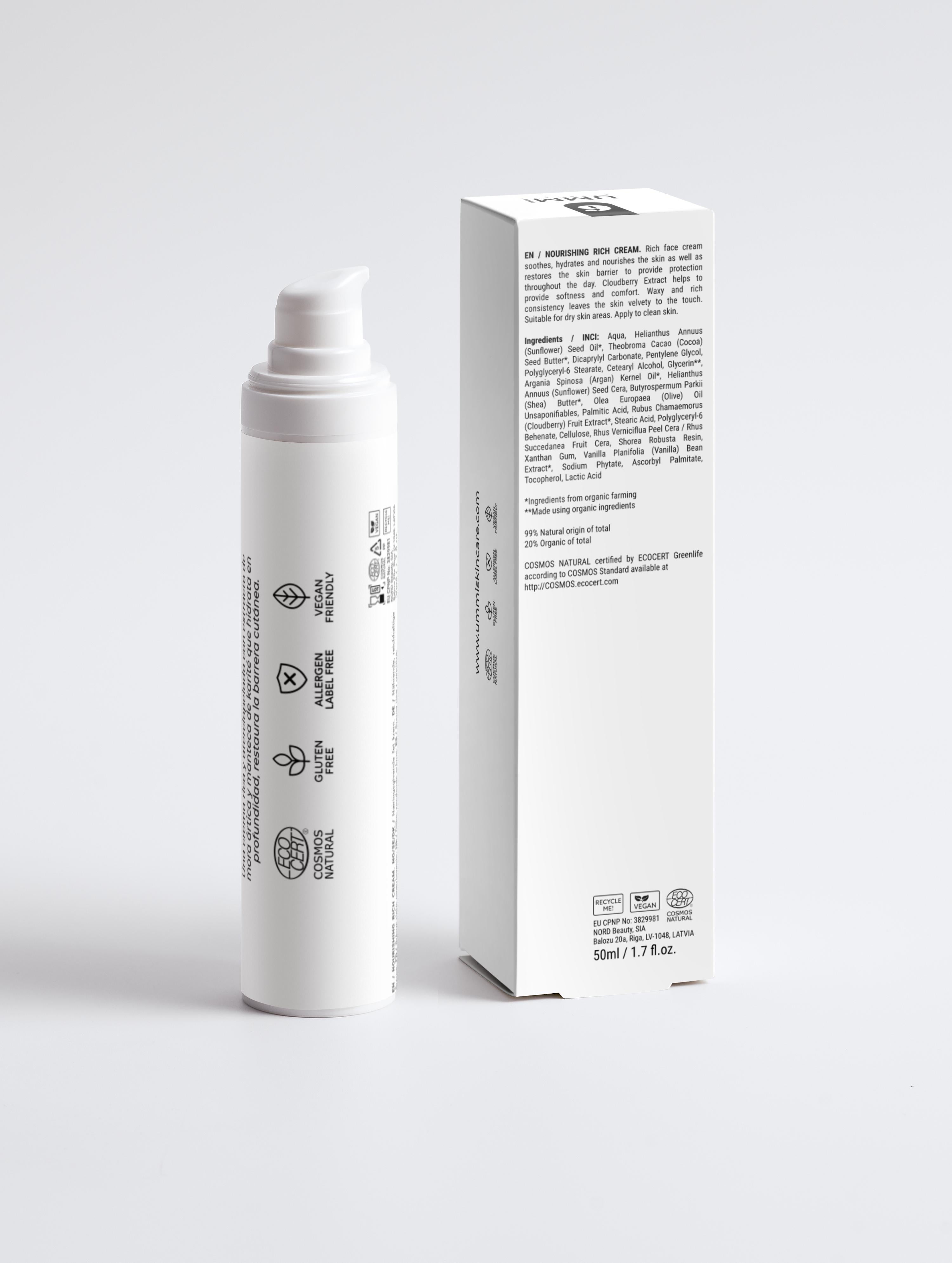 Crema Nutritiva Rica · Sin Perfume