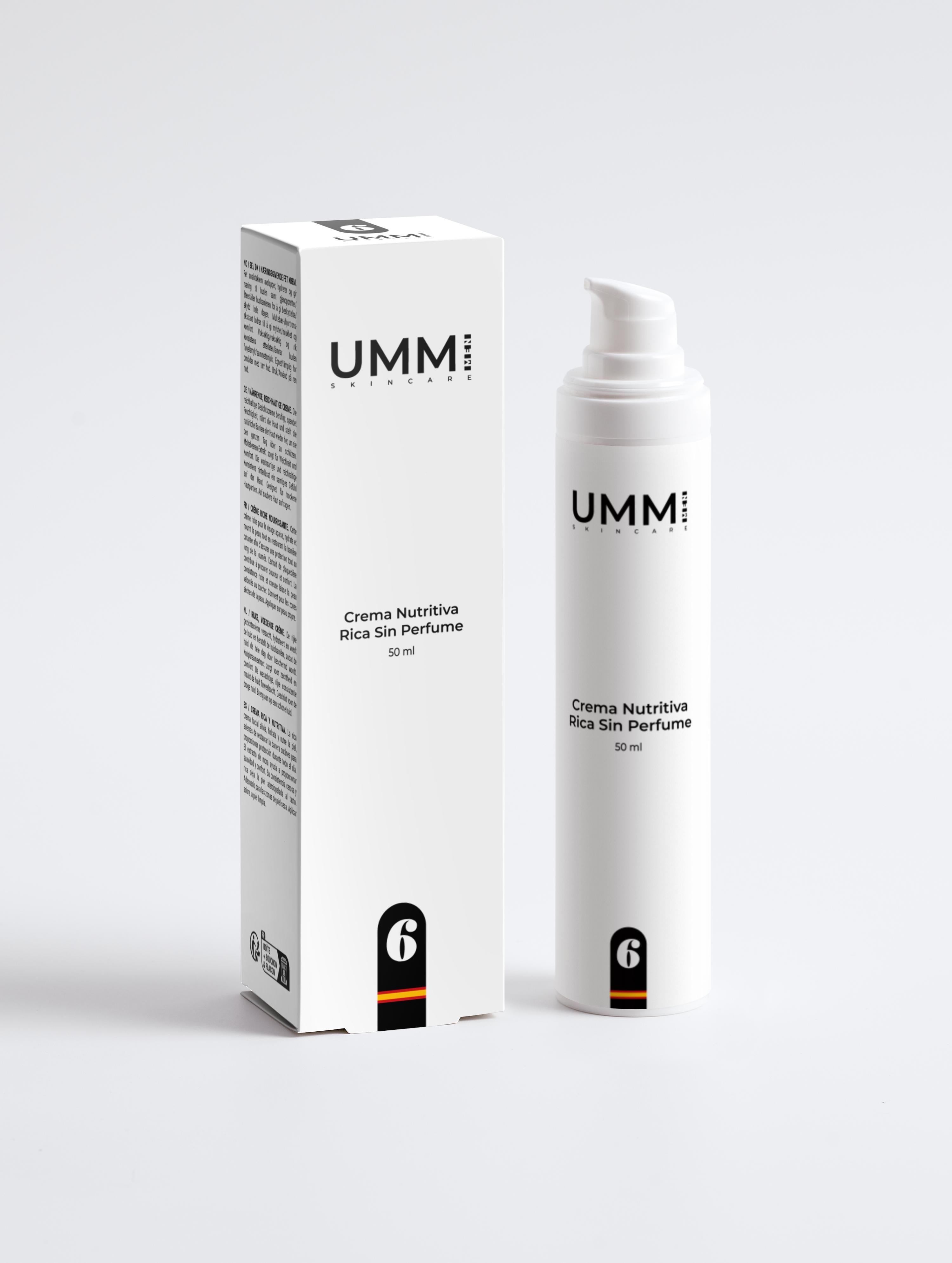 Crema Nutritiva Rica · Sin Perfume