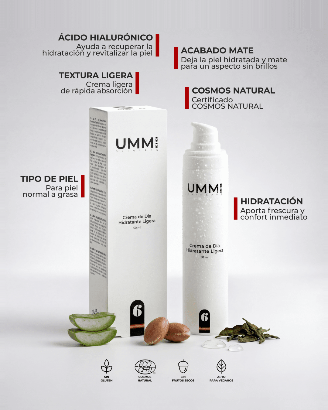 Crema Hidratante Ligera de Día__UMMI skincare