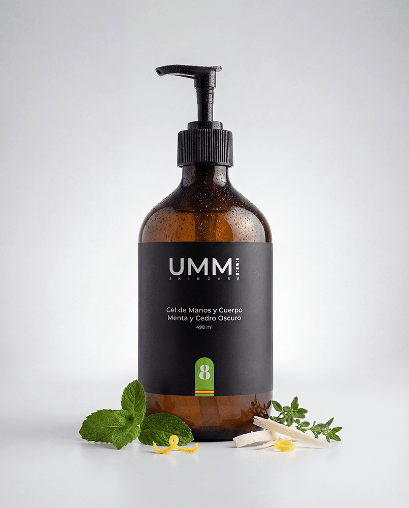 Gel de Manos y Cuerpo – Menta y Cedro Oscuro__UMMI skincare