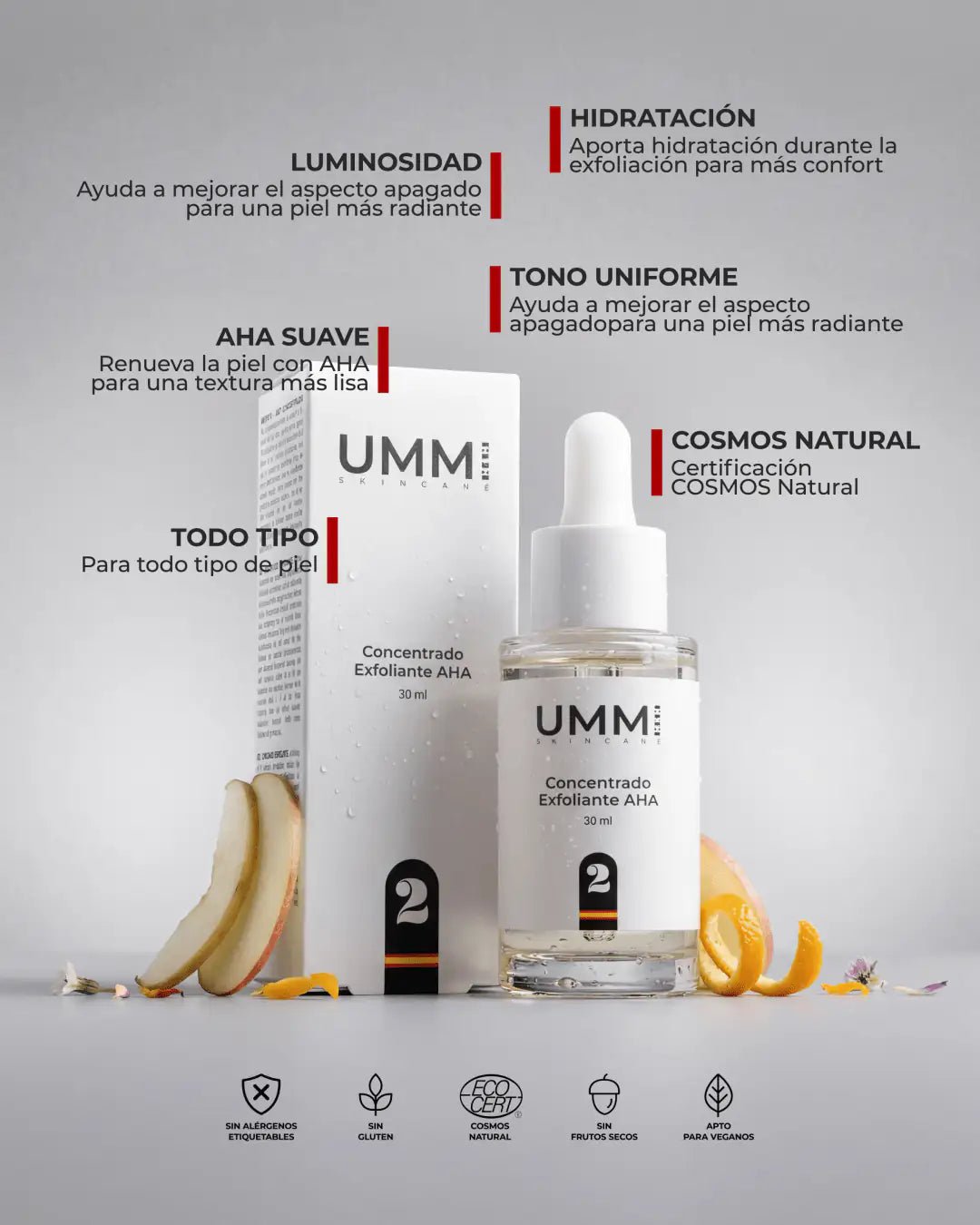 Peeling Concentrado Exfoliante + AHA__UMMI skincare